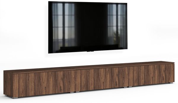 AX LIVING Barvo 3x100 TV Kommode Lowboard Dunkelbraun Nussbaum Warmia S Bild 4
