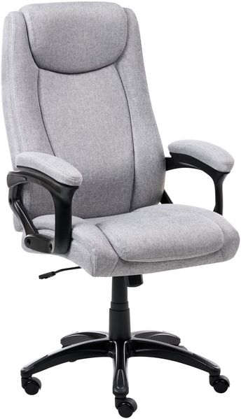 Chefsessel GRACEFUL Leinen Grau