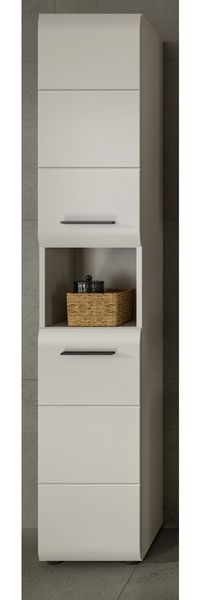 Badezimmer Hochschrank Cover in Kaschmir 30 x 185 cm