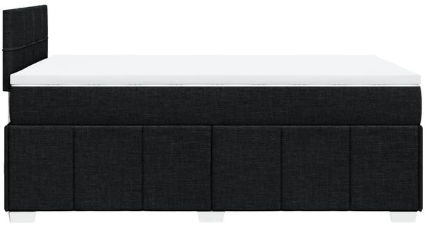 vidaXL Boxspringbett mit Matratze Schwarz 120x200 cm Stoff 3289337 Bild 7