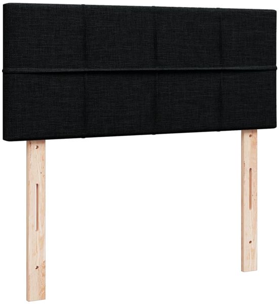 vidaXL Boxspringbett mit Matratze Schwarz 120x200 cm Stoff 3289337 Bild 12