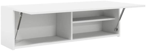 vidaXL Bad-Wandschrank Weiß 100x25x30 cm Holzwerkstoff