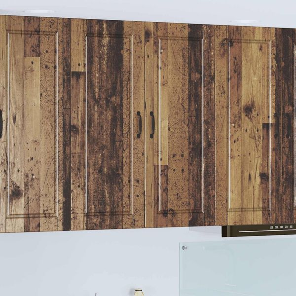 vidaXL Wandschrank PORTO Altholz 80 x 31 x 100 cm Holzwerkstoff 885503