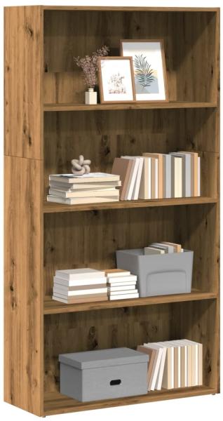 vidaXL Bücherregal Artisan-Eiche 80x30x152 cm Holzwerkstoff 857948