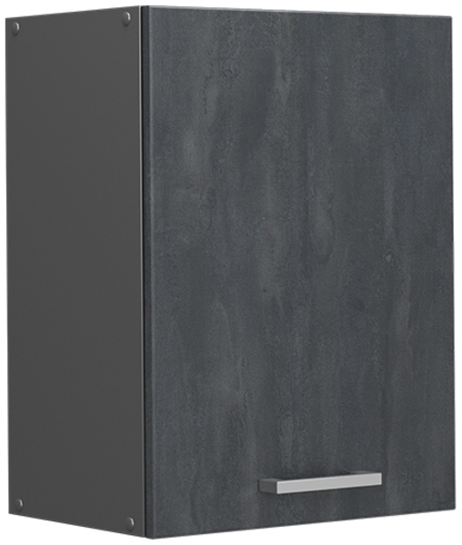 Vicco Hängeschrank R-Line Schwarz Beton Anthrazit 45 cm