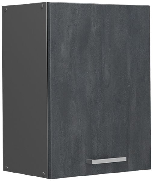 Hängeschrank R-Line Schwarz Beton 45 cm Vicco