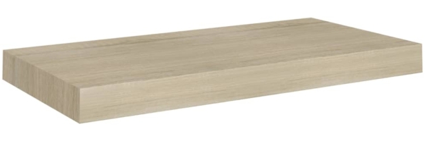 vidaXL Schwebendes Wandregal Eichefarben 50x23x3,8 cm MDF 323871