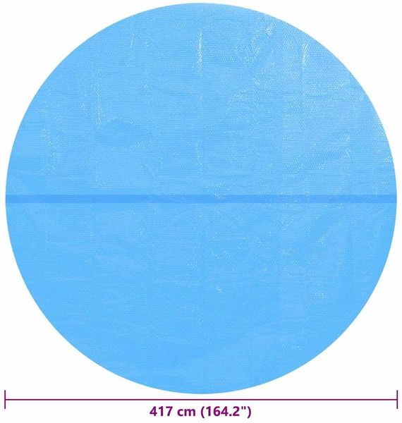 vidaXL Poolabdeckung Blau 417 cm PE 92146 Bild 6