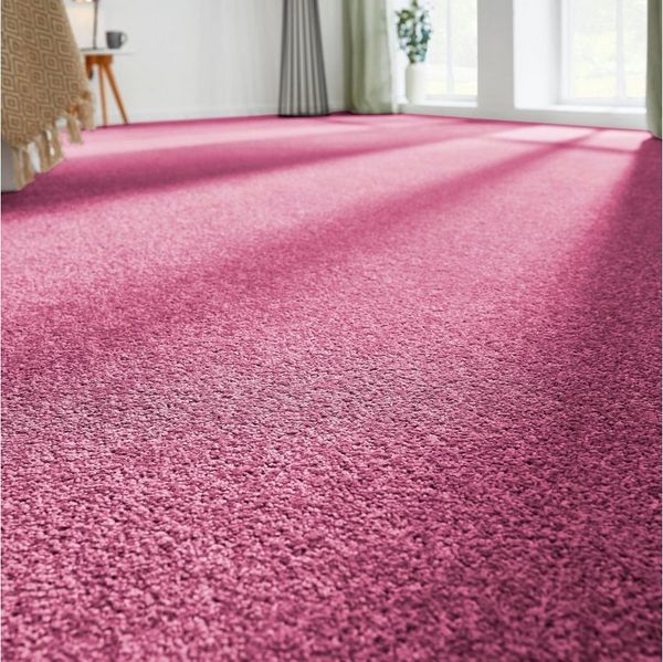 Andiamo Teppichboden Kräuselvelours Ines, rechteckig, Höhe: 8,5 mm, Uni Farben, Breite 400 cm, strapazierfähig & pflegeleicht