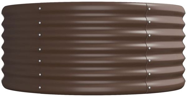 vidaXL Hochbeet Verzinkter Stahl 512x80x36 cm Braun 318940 Bild 4