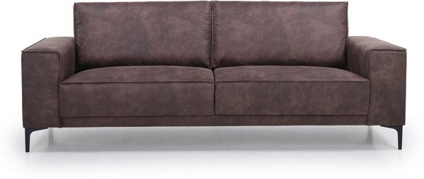 OTTO home 3-Sitzer OLAND, B: 224 cm - Skandi-Design, Struktur, Flachgewebe, Luxus-Microfaser, Boucle