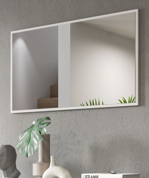 Spiegel SystemX in weiß 92 x 52 cm