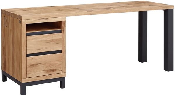 Schreibtisch Wildeiche 150x55x76 natur geölt VILLANDERS #140