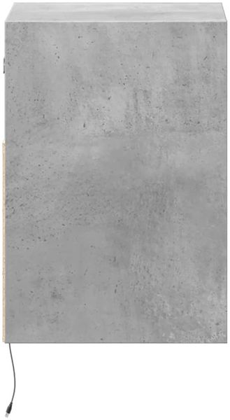 vidaXL TV-Wandschränke LED-Beleuchtung 2 Stk. Betongrau 41x31x45 cm 852320 Bild 7