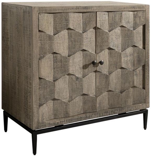 Kommode Mango 86x46x86 grau lackiert STILMÖBEL #108