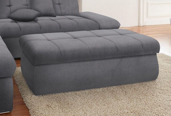 DOMO collection Hocker NMoric, mit Stauraumfach, auch in Cord