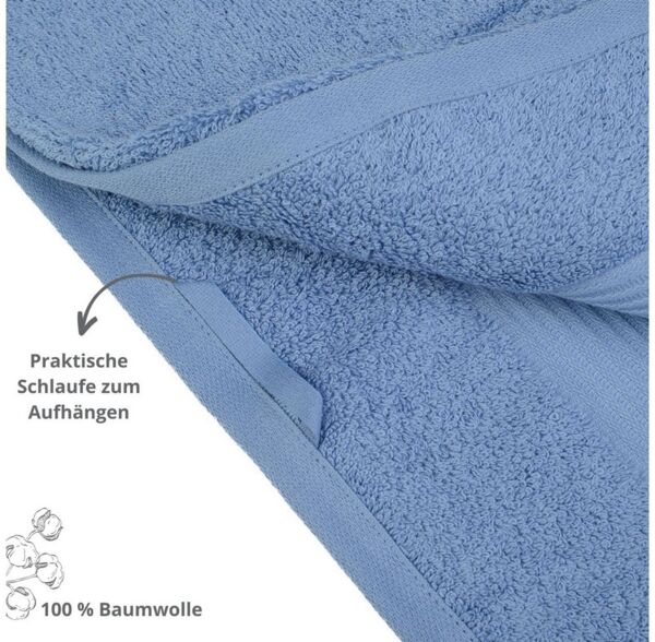 liebling Handtuch Miami, 100% hochwertige Baumwolle, mit praktischer Schlaufe zum Aufhängen, in 27 Farben, formstabil
