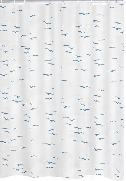 Ridder Duschvorhang Sylt blau Breite 120 cm
