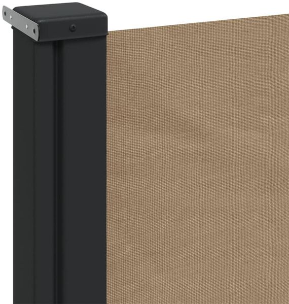 vidaXL Seitenmarkise Ausziehbar Taupe 200x600 cm 4004559 Bild 7