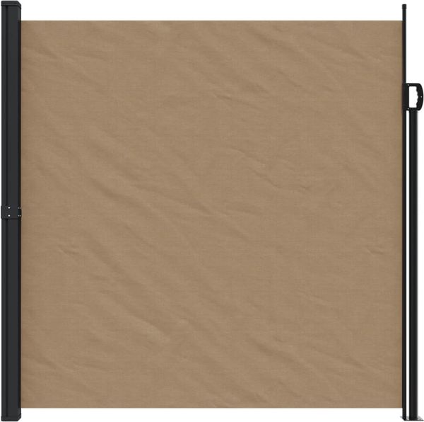vidaXL Seitenmarkise Ausziehbar Taupe 200x600 cm 4004559 Bild 3