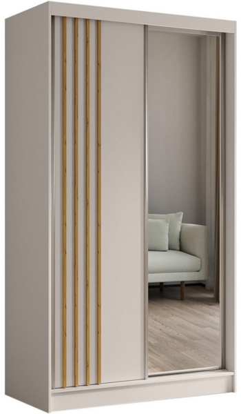 Beautysofa Schiebetürenschrank NELA II mit Spiegel, mit Lamellen, mit Schubladen, Breite: 240 cm Bild 5