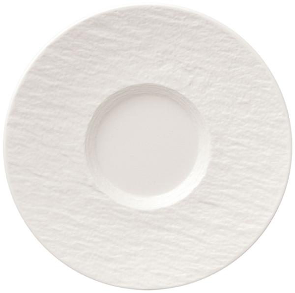 Villeroy & Boch Manufacture Rock Kaffeetasse mit Untertasse weiß