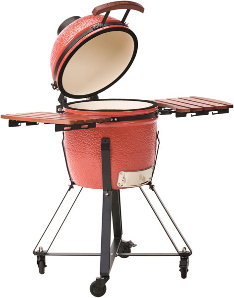 Holzkohlegrill KAMADO Keramik Rot
