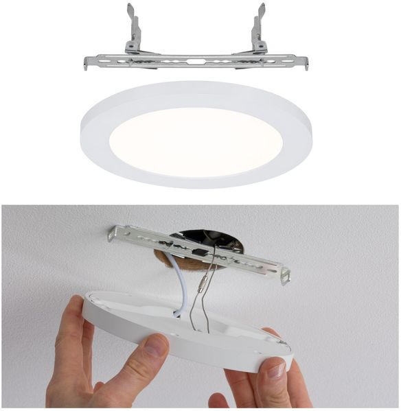 Paulmann 3726 LED Einbaupanel Cover-it rund 165mm 12W 3. 000K Weiß matt