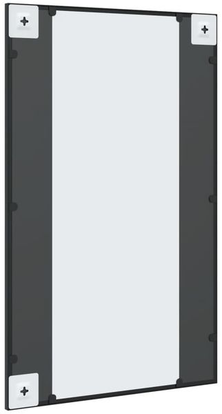 vidaXL Wandspiegel, Metall schwarz, 50x80 cm Bild 5
