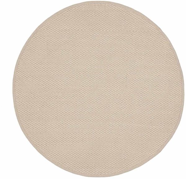 Outdoor-Teppich Vansa aus Kunststoff, modern, rund Ø 200 cm, beige, pflegeleicht