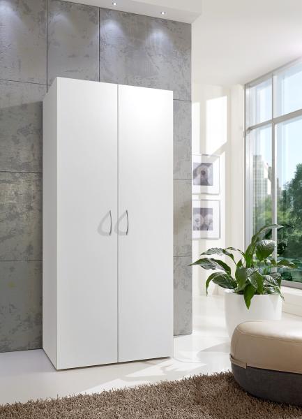 Mehrzweckschrank >MULTIRAUMKONZEP< (BxH: 80x185 cm) in WEISS - 80x185cm (BxH)