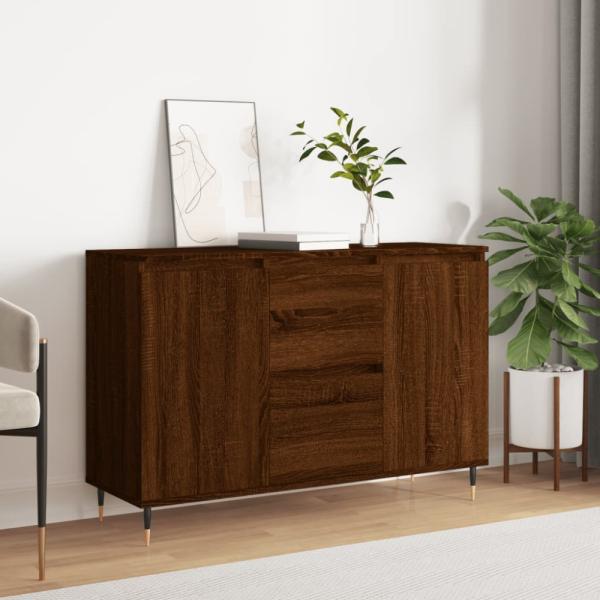 vidaXL Sideboard Braun Eichen-Optik 104x35x70 cm Holzwerkstoff