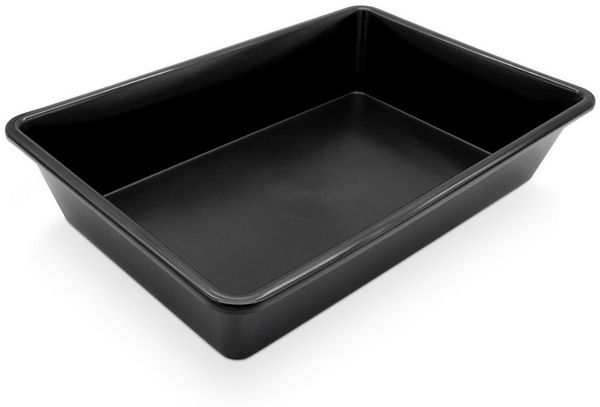 Spetebo Pflanzschale Allzweck Kunststoff Wanne schwarz (Artikel, 1 St, Stück), aus strapazierfähigem Kunststoff gefertigt