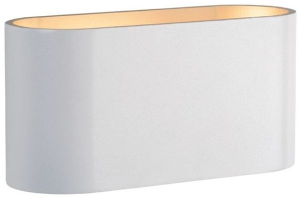 Wandleuchte Innen weiß-golden SQUALLA G9 IP20 Aluminium