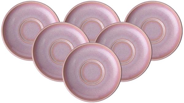 like. by Villeroy & Boch Perlemor Coral Espressountertasse ø 12 cm 6er Set