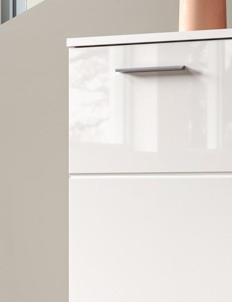 Kommode Grazie in weiß Hochglanz 110 x 83 cm Bild 3