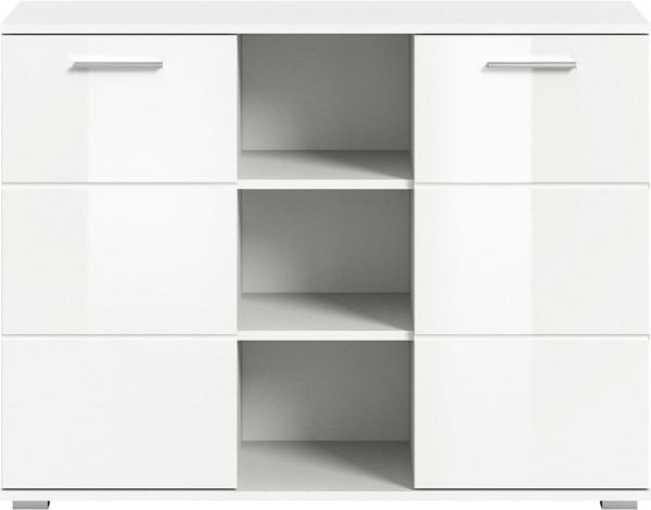 Kommode Grazie in weiß Hochglanz 110 x 83 cm Bild 5