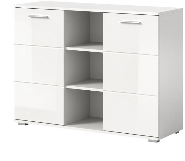 Kommode Grazie in weiß Hochglanz 110 x 83 cm Bild 6