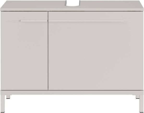 GERMANIA Waschbeckenunterschrank Waschbeckenunterschrank (1-St) Waschbeckenunterschrank mit Siphonausschnitt