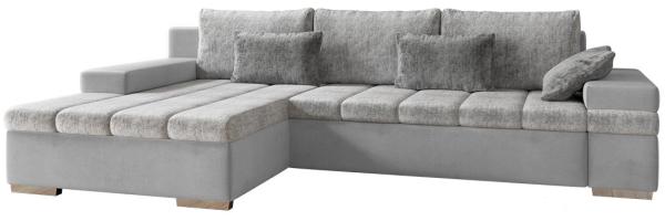 Ecksofa Bangkok Premium (Venus Velvet 2921 + Miu 2059 + Miu 2058, Seite: Links)