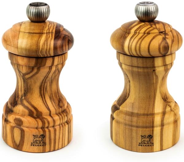 Duo Bistro Pfeffermühle und Salzmühle Olive 10 cm hoch von PEUGEOT