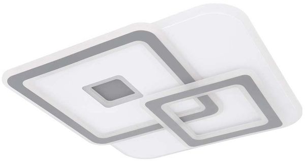 Smart LED Deckenleuchte, Fernbedienung, App-Steuerung, L 50 cm
