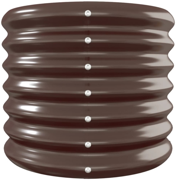 vidaXL Hochbeet Verzinkter Stahl 332x40x36 cm Braun 318885 Bild 3