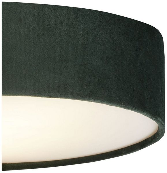 Licht-Erlebnisse Deckenleuchte DEREK, ohne Leuchtmittel, Grün 3-flammig E27 D: 50 cm Metall Modern Wohnzimmer DEREK
