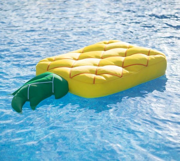 Westmann Stoff Schwimminsel Ananas | Gelb |