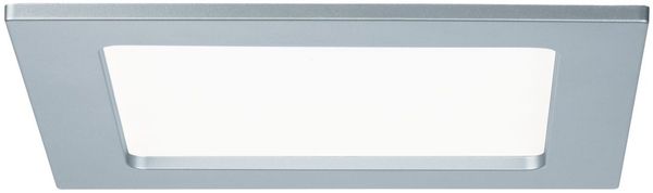 Paulmann No. 92077 Einbaupanel LED eckig 12W 4000K Chrom matt IP44 spritzwassergeschützt