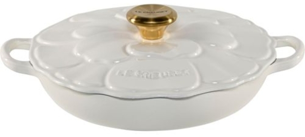 Le Creuset Gourmet-Profitopf Blume 26 cm white