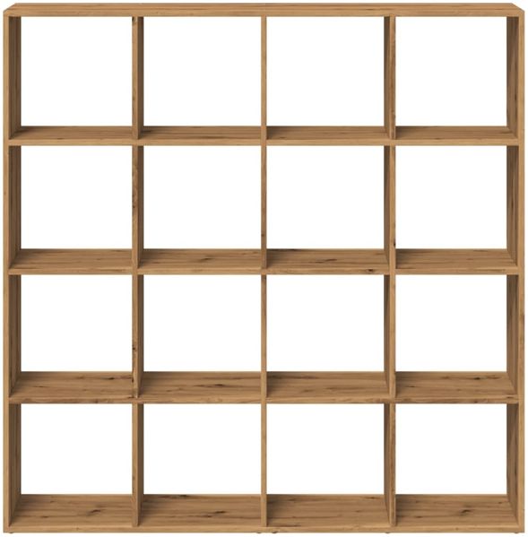 vidaXL Bücherregal Artisan-Eiche 137,5x29x137,5 cm Holzwerkstoff 3310297 Bild 4