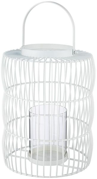 Windlicht Stage weiß 35cm