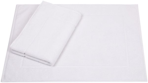 Betz Badematte 2er Set Badvorleger Premium Badematte Badteppich Größe 50x70 cm, beidseitig nutzbar, Baumwolle, Qualität 650g/m²